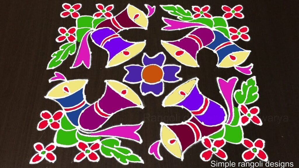 Christmas rangoli