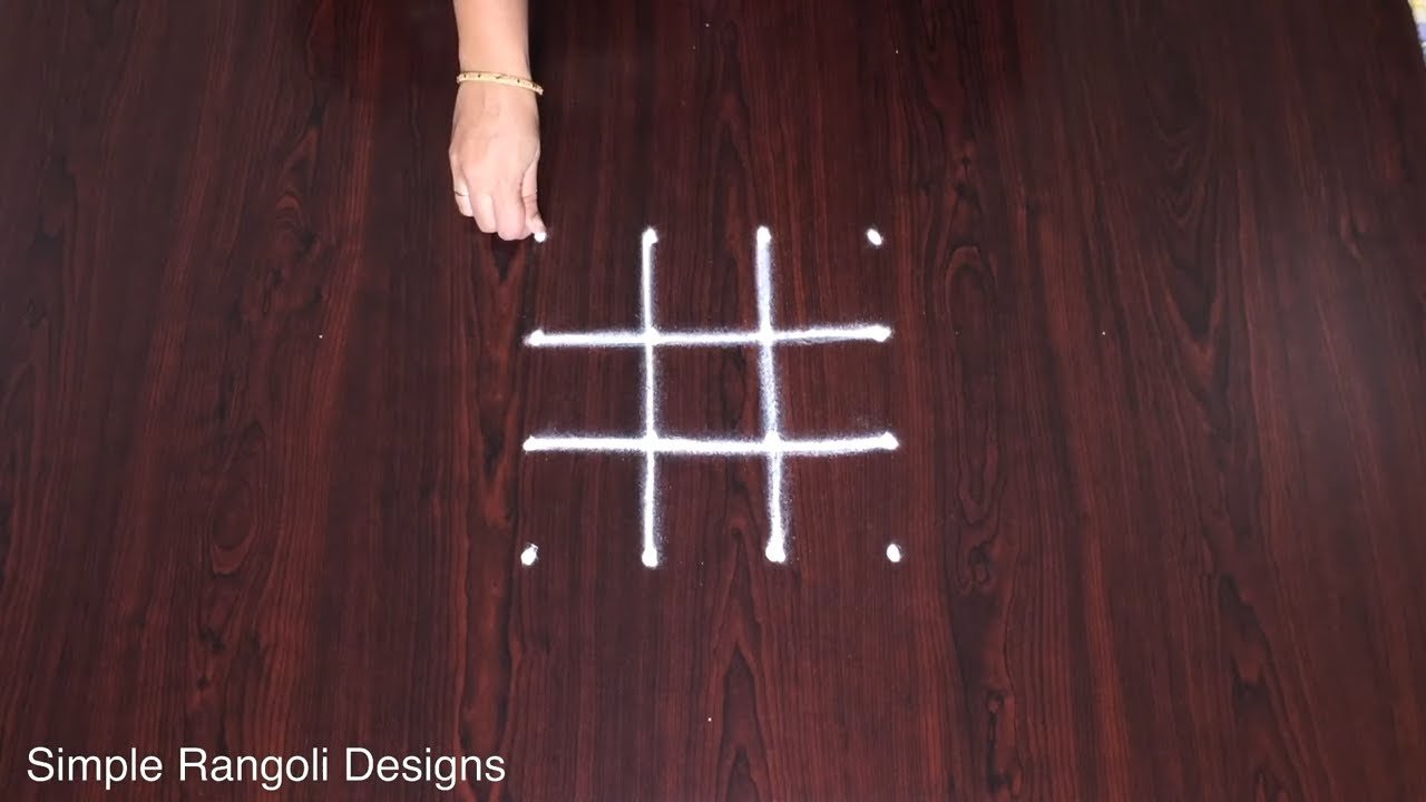 Chukkala Muggulu 4 to 4 Dots