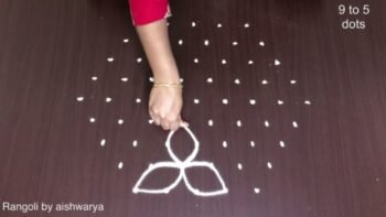 Chukkala Muggulu Flower Designs