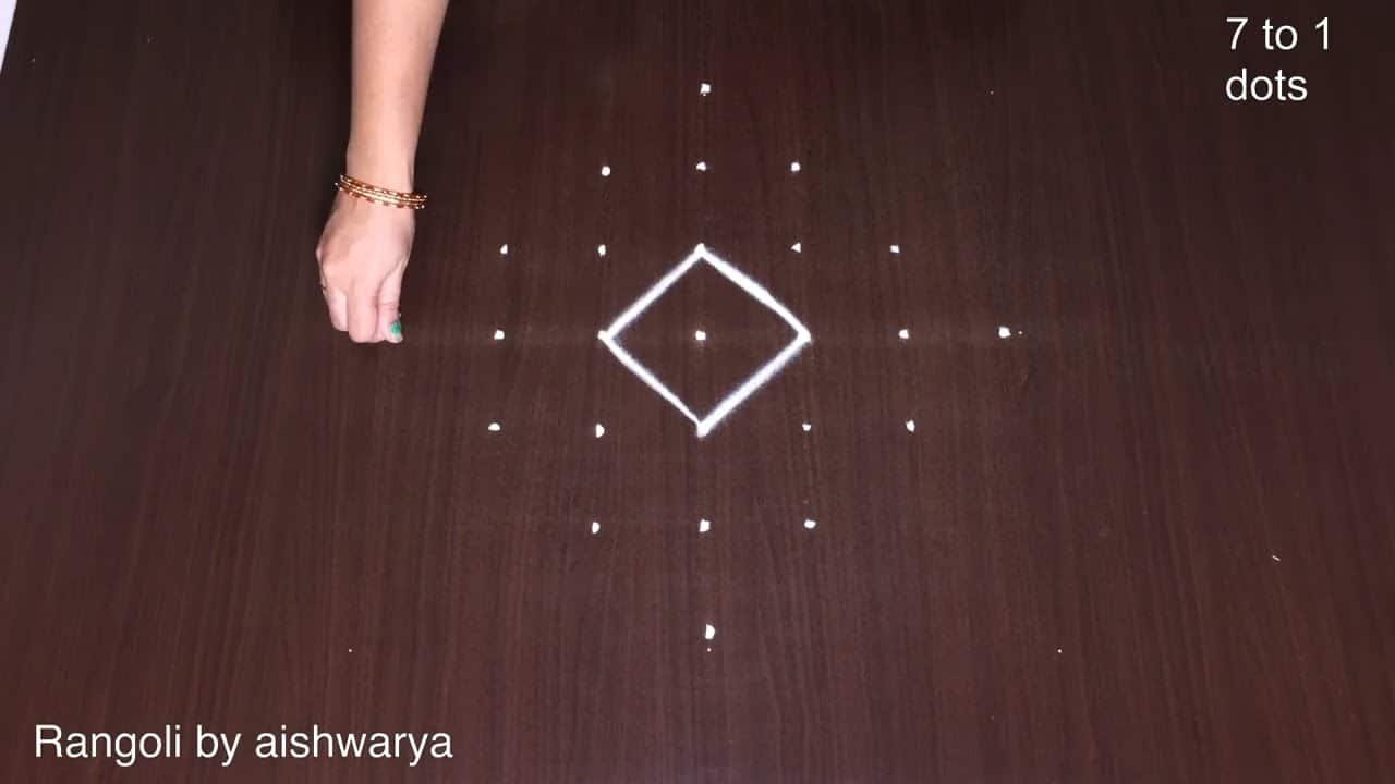 Chukkala Muggulu Simple Designs