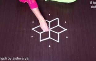 Chukki Rangoli 5 Se 3 Dots