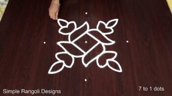 Chukki Rangoli Designs for Competition