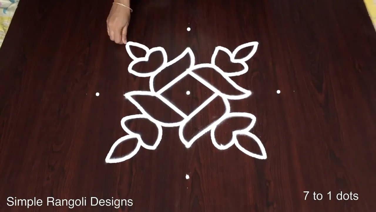 Chukki Rangoli Designs for Competition