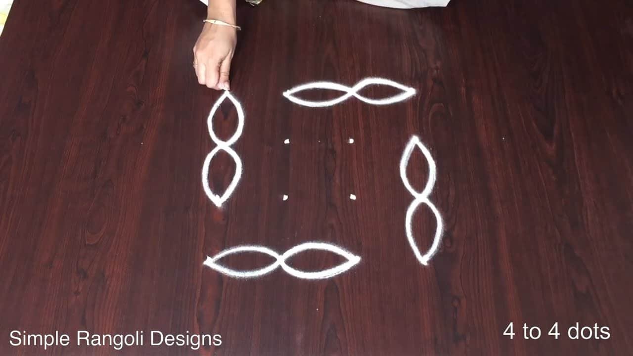 Chukki Rangoli Designs For Festivals