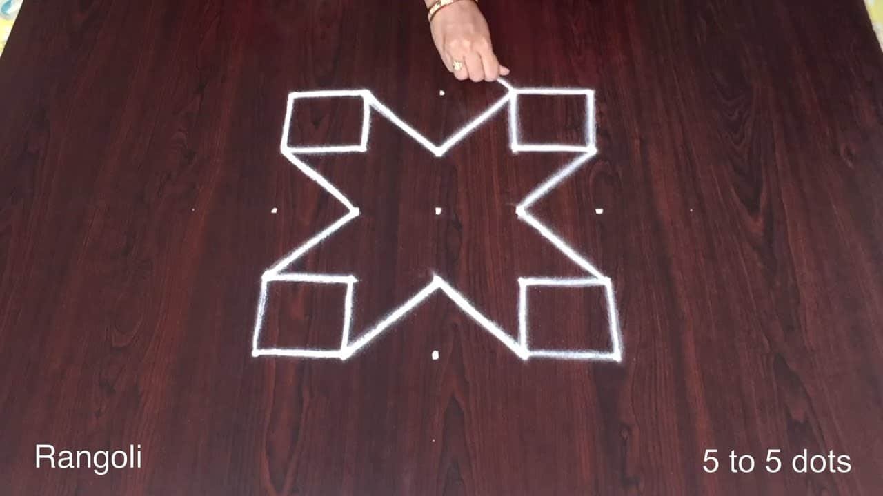 Chukki Rangoli Kolam Pattern Designs