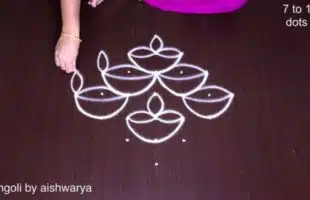 Creative and Attractive Diwali Kolam
