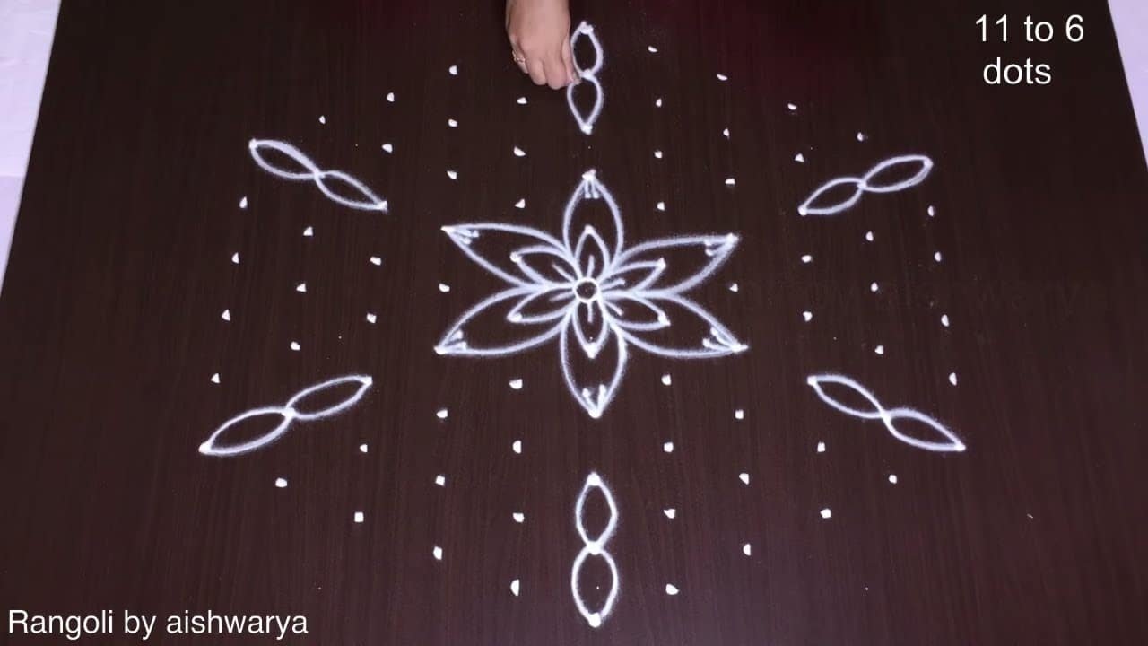 Creative Butterfly Kolangal Muggulu