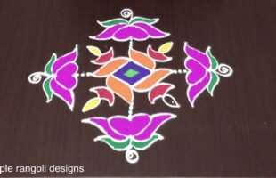 Creative Deepam 11 Dots Rangoli