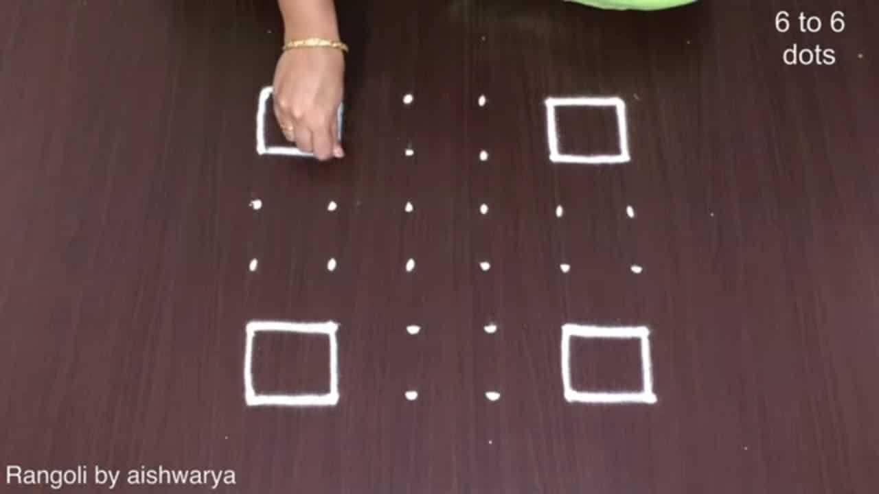 Creative Designs Easy New Deepam Rangoli