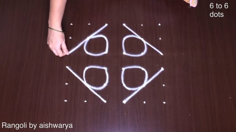 modern diya kolam