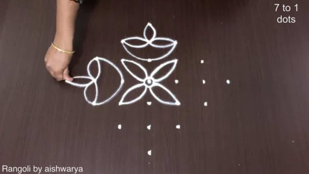 Creative Easy Deepala Muggulu