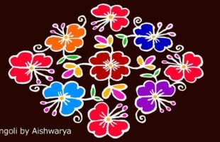 Creative Friday Kolam Colours Design