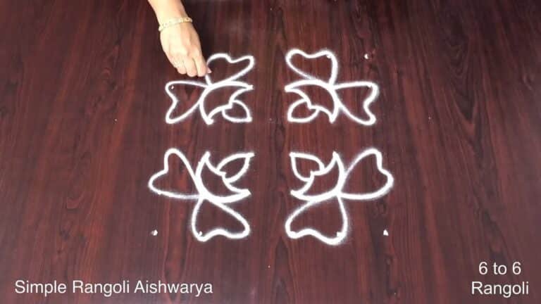 Creative Latest Easy Daily Aishwarya Muggulu