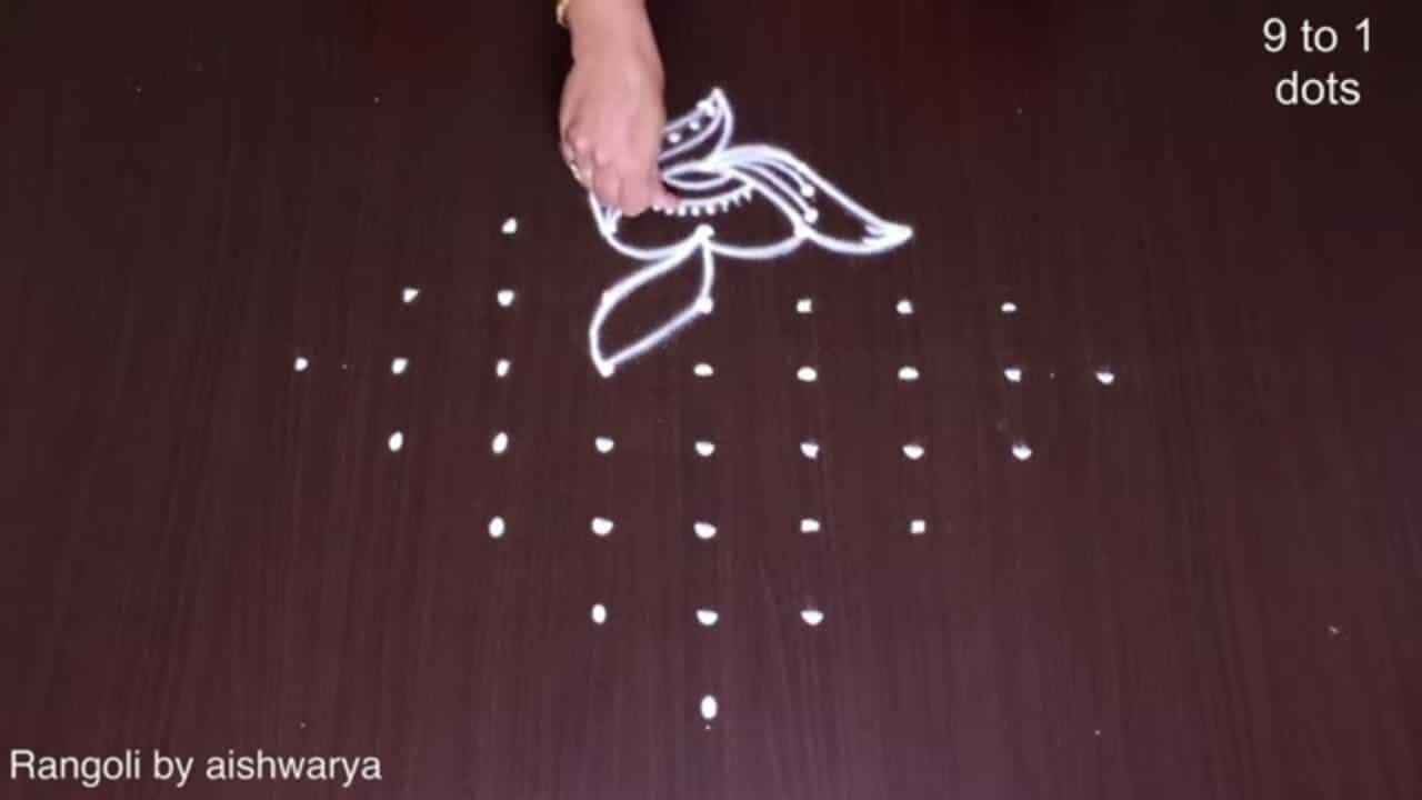 Creative Nine Dots Muggulu