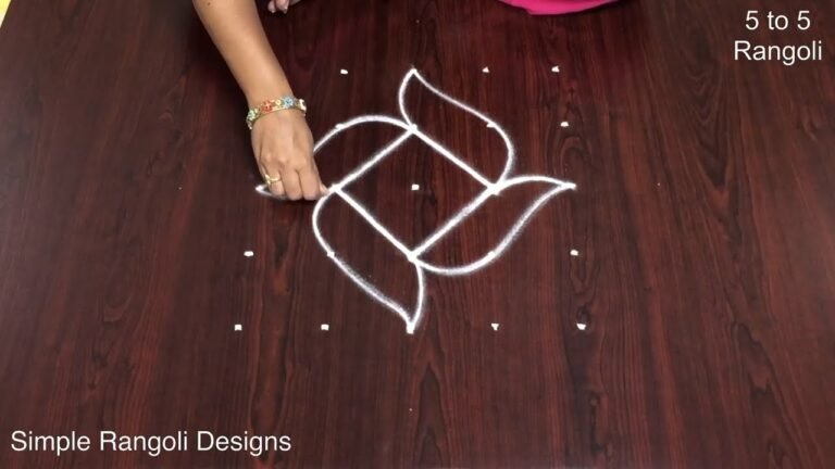 creative rangoli