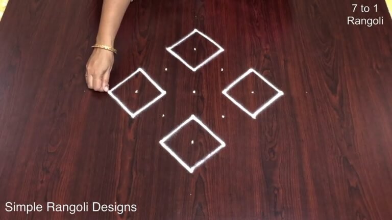 Creative Simple Muggulu Designs