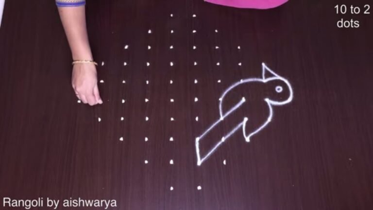 birds kolam