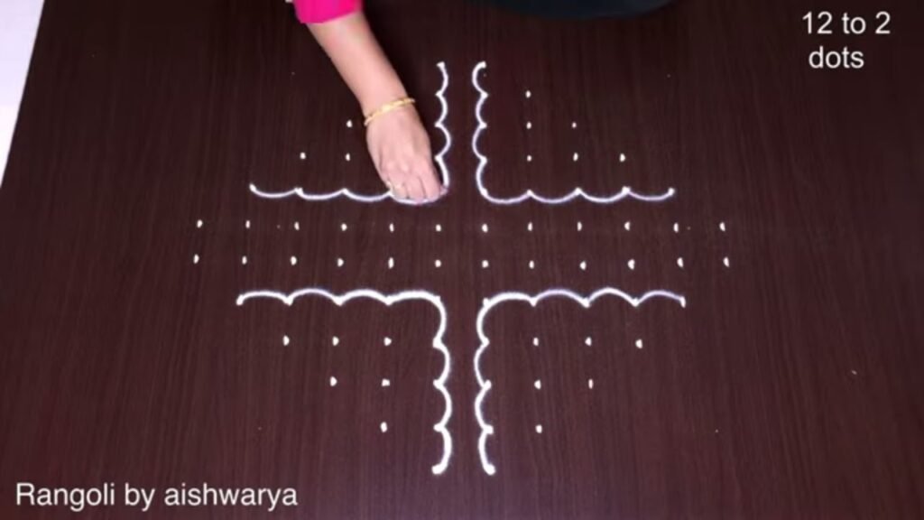 butterfly rangoli