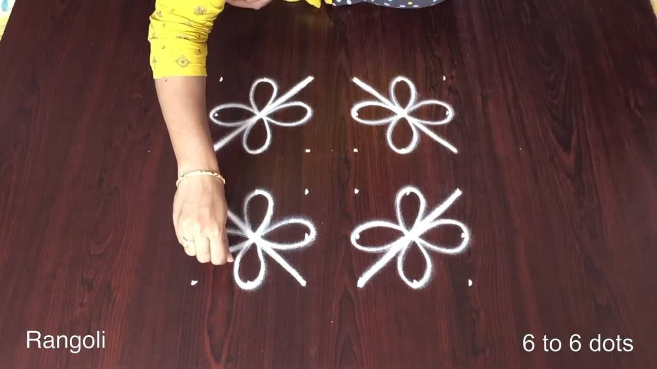 Daily Designs Dots Easy Thai Muggulu