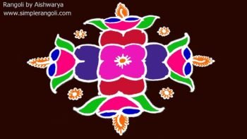 Daily Diya Rangoli 9 Se