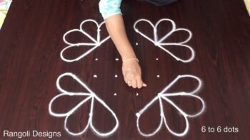 Daily Dots Flowers Small Kolam Muggulu