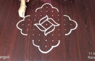 Daily Kolam Designs With Dots