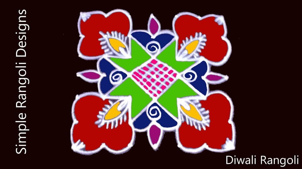 Daily Kolam Rangoli 7by7 Dots