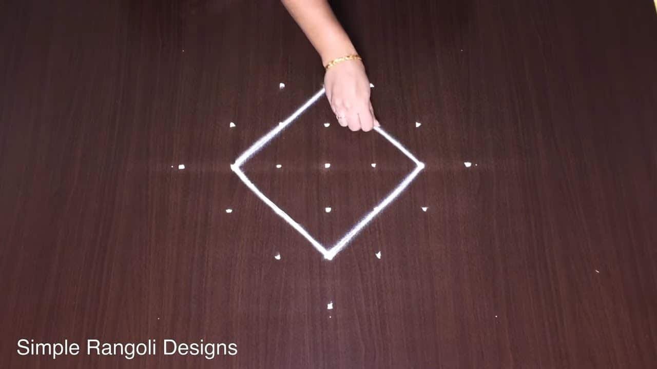 Daily Muggulu With Dots