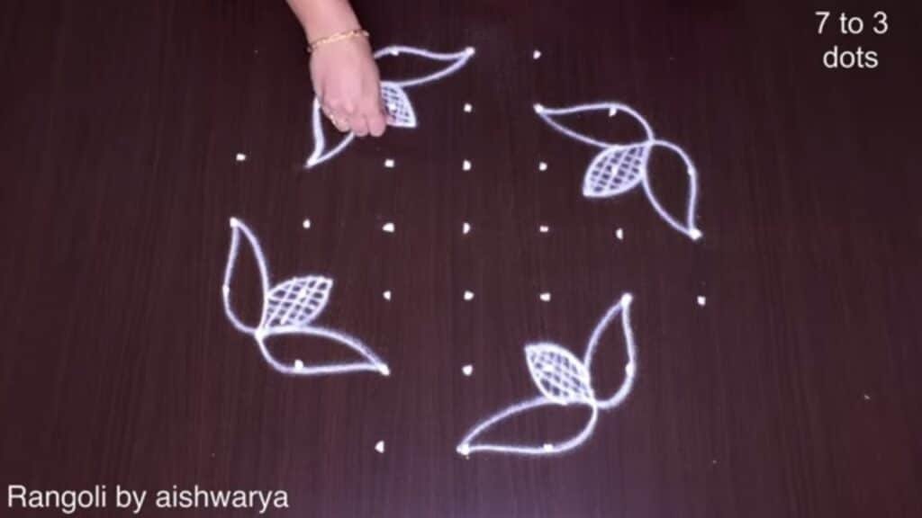 flower kolam