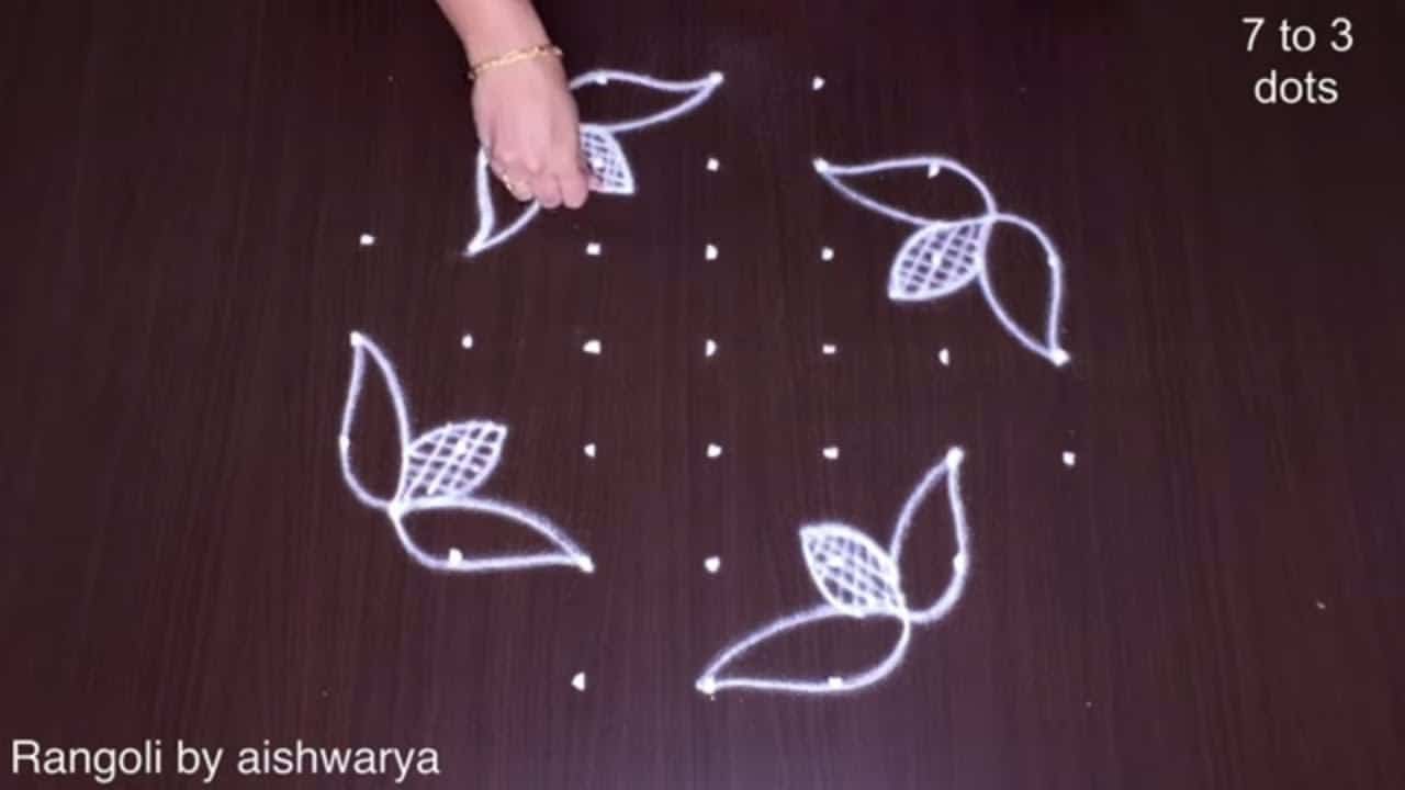 Daily Purpose Flower Kolam