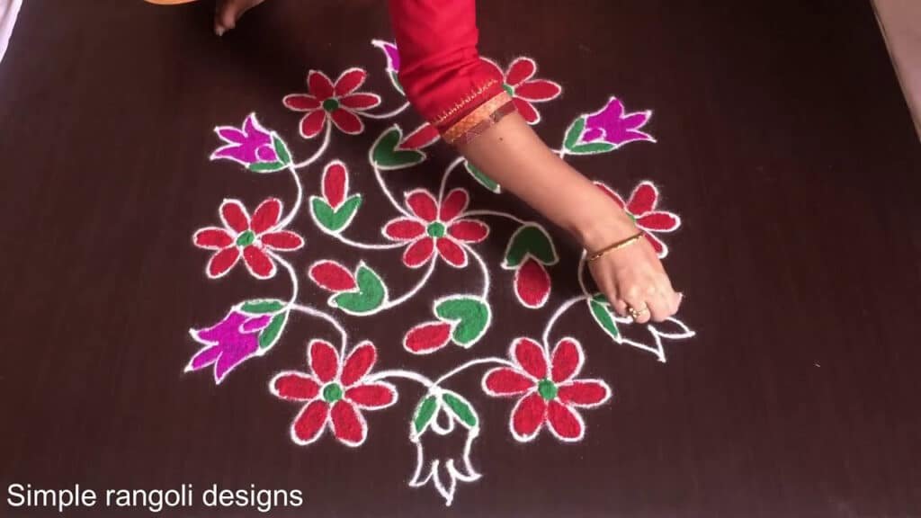 11-to-6 dot rangoli