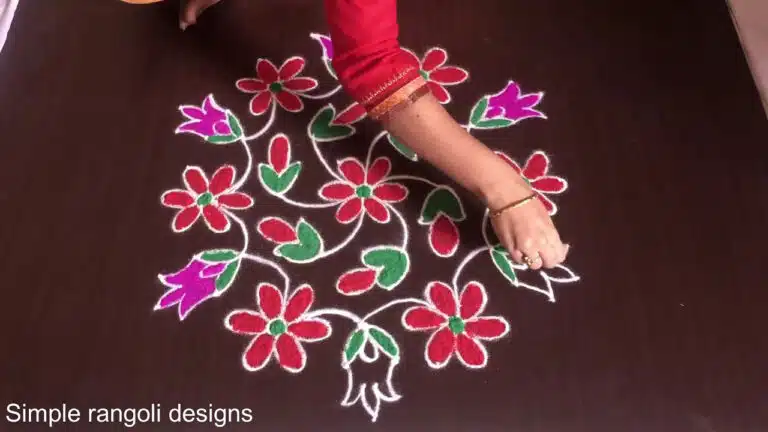 11-to-6 dot rangoli