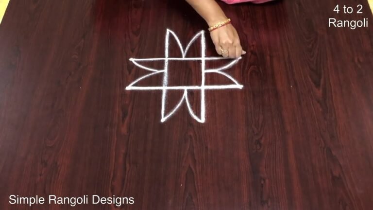 daily rangoli designs easy kolam 811