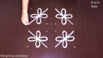 Daily Routine Flower Design Very Muggulu