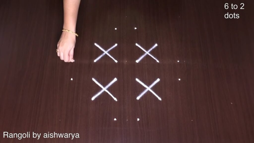 6×2×2 dots Friday kolam