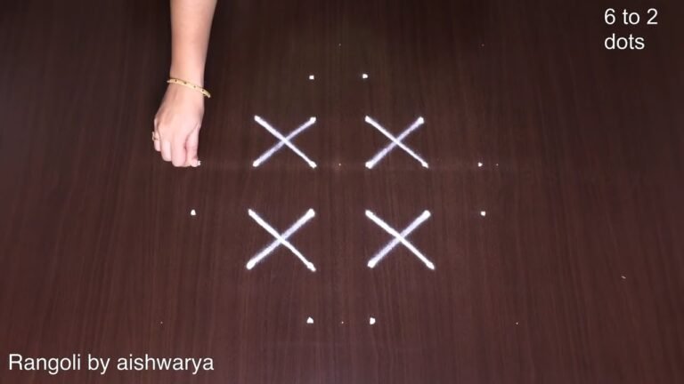 Daily Simple Latest Friday 6x2x2 Kolam