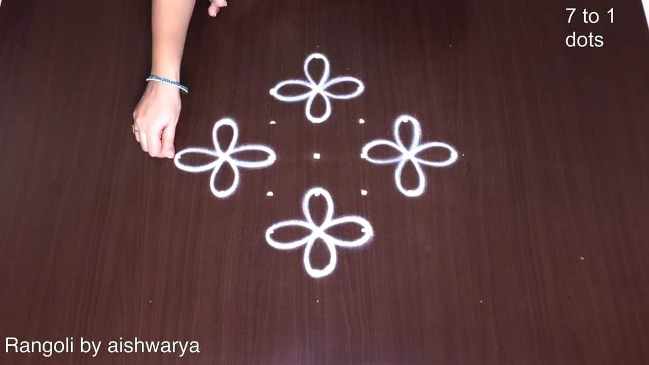 Daily Use Rangoli Simple