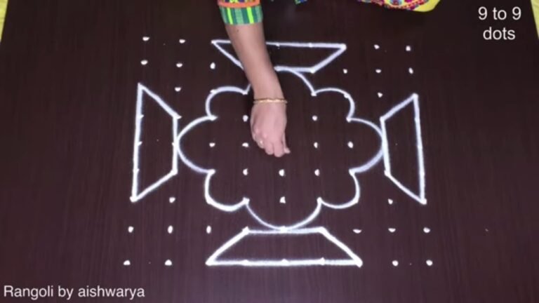 Dasara Special Rangoli Very Easy