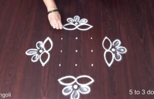 Deepa Rangoli Designs With Dots