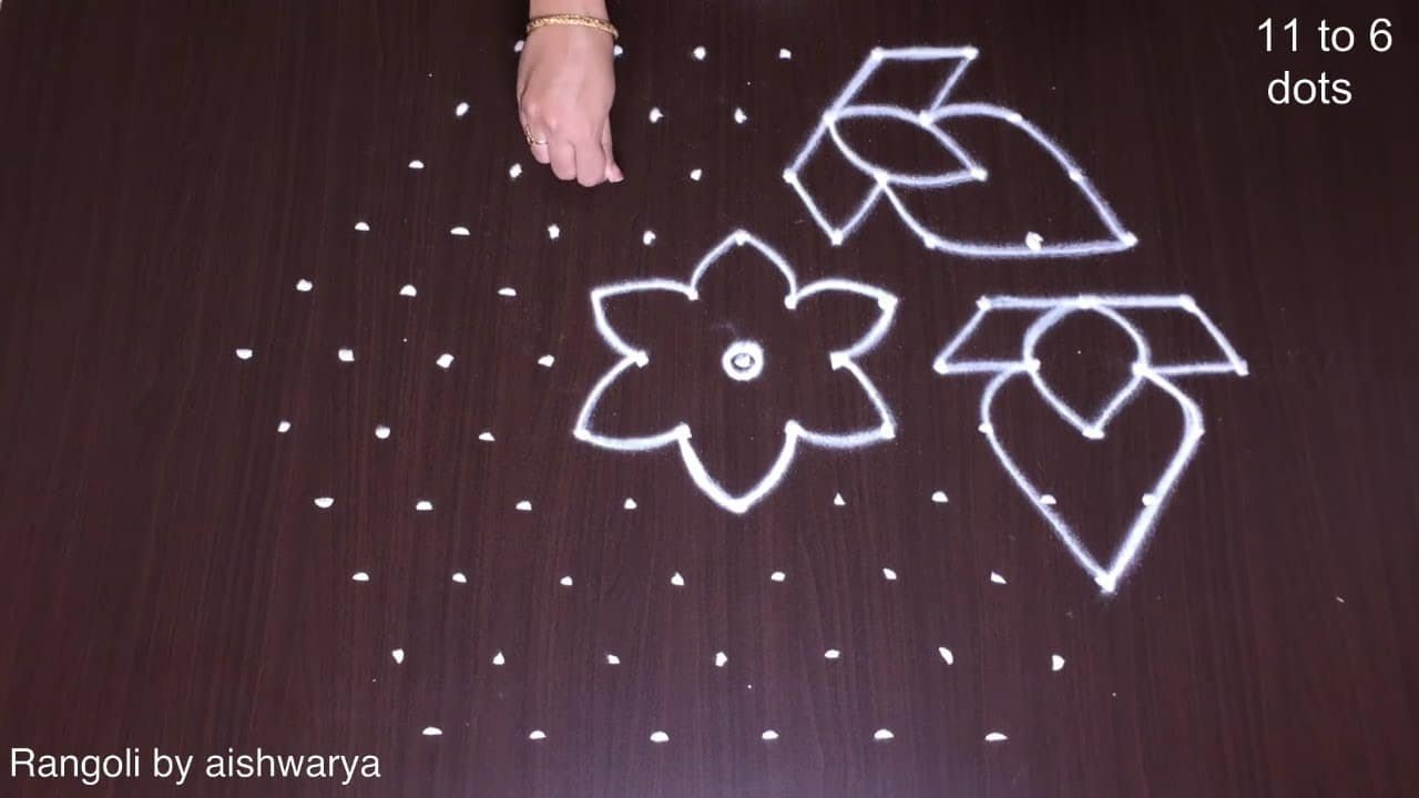 Deepam Big Rangoli Muggulu
