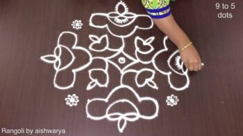 Deepam Muggulu for Diwaali