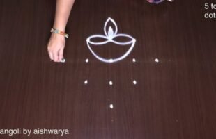 Deepam Muggulu New Apartment Rangoli Designs