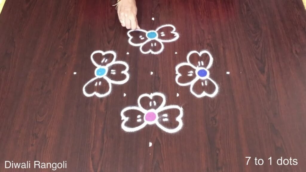 7-to-1 dot deepam muggulu