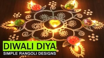 Deepam Rangoli Designs With 9 to 5 Dots