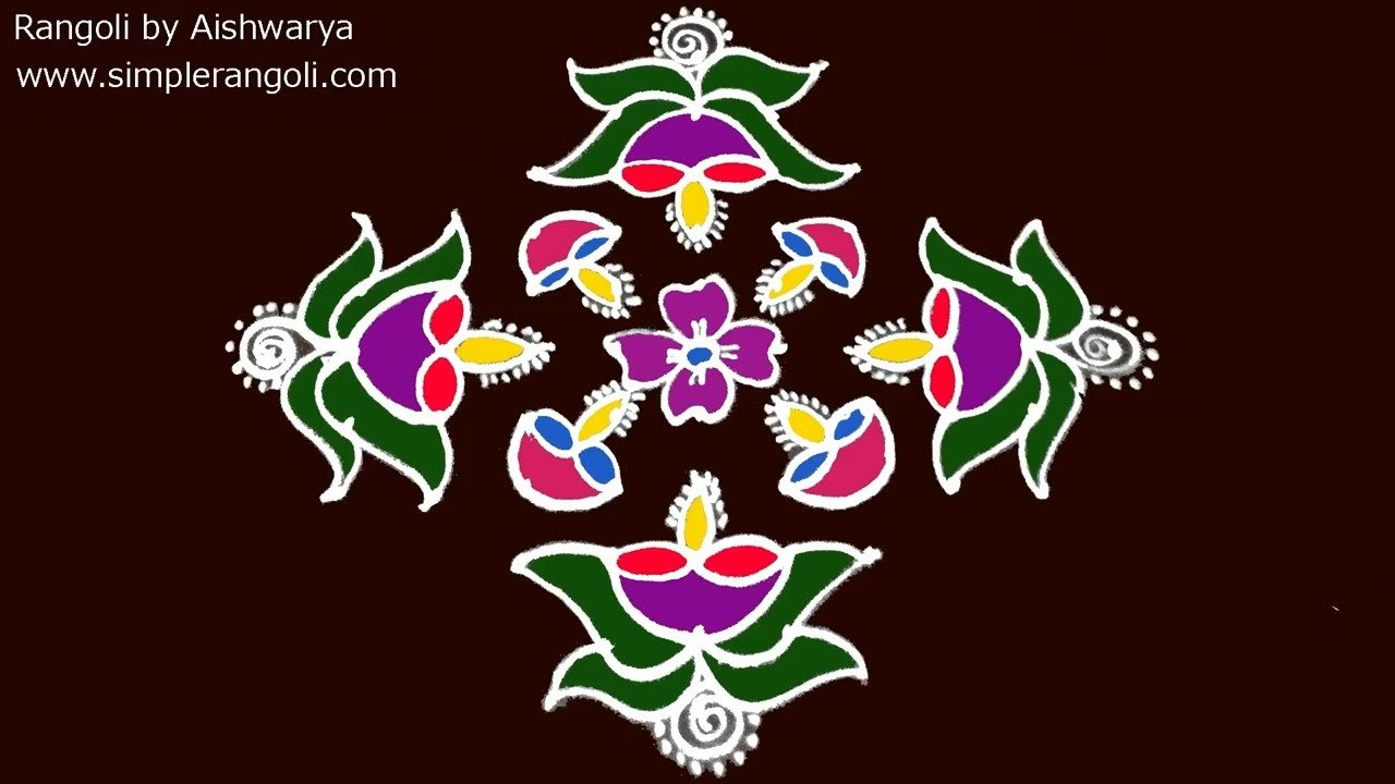 Deepavali Colourful Muggulu 2019