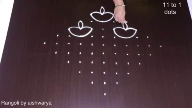 Deepavali deepam muggulu