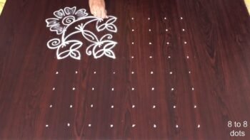 Deepavali Muggulu With 8 to 8