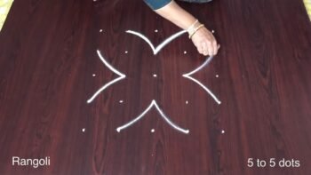 Deepavali Pulli Kolam Morning Muggulu