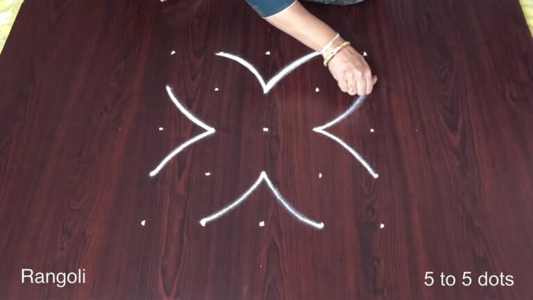 Deepavali pulli kolam