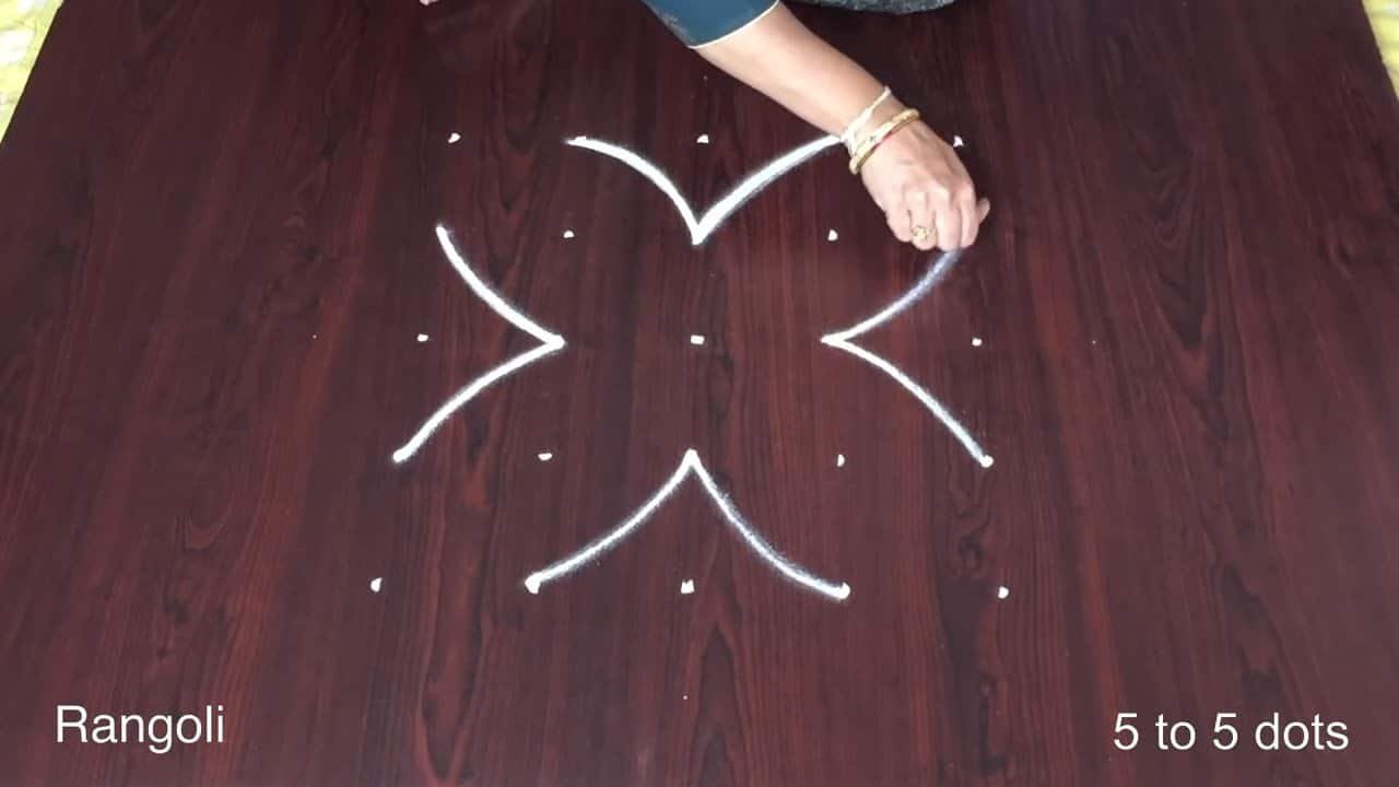 Deepavali Pulli Kolam Morning Muggulu